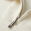 100% CASHMERE HALF ZIP SWEATER - Mayfair ModaBeigeS