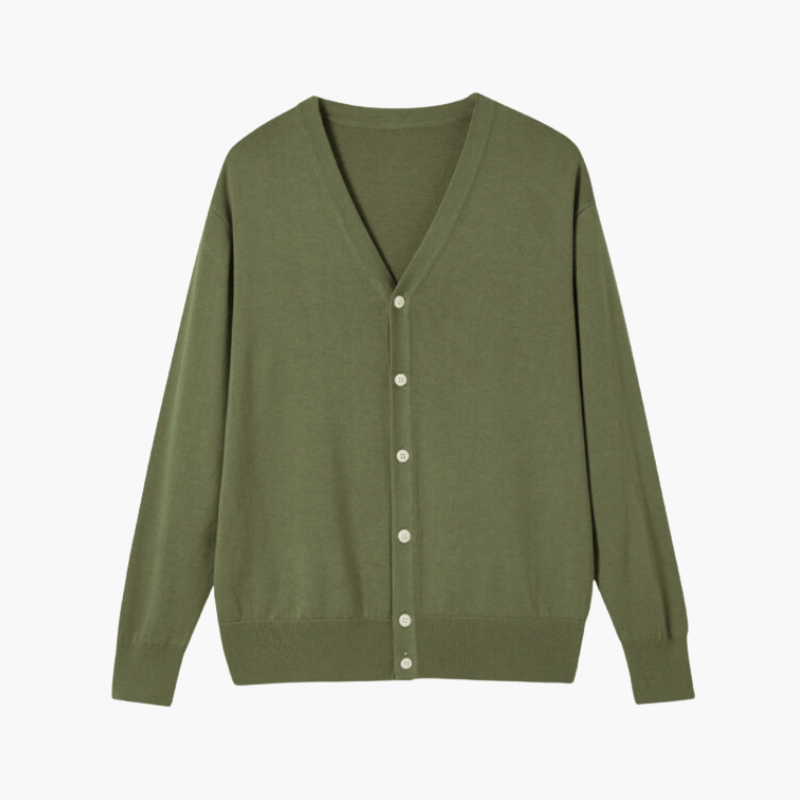 100% PREMIUM WOOL GILLET - Mayfair ModaGrünXS