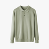 100% PREMIUM WOOL POLO - Mayfair ModaGrünXS