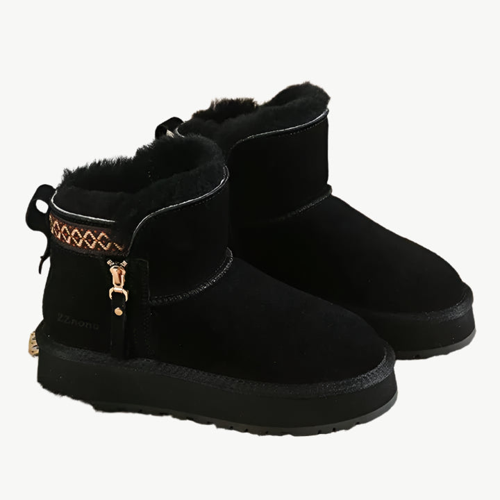 Aika - Gepolsterte niedrig geschnittene Stiefel - Mayfair ModaSchwarz35