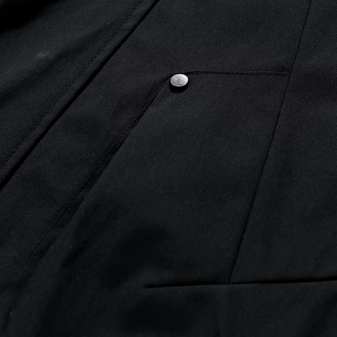 BIG SIZE WINDBREAKER - Mayfair ModaSchwarzM