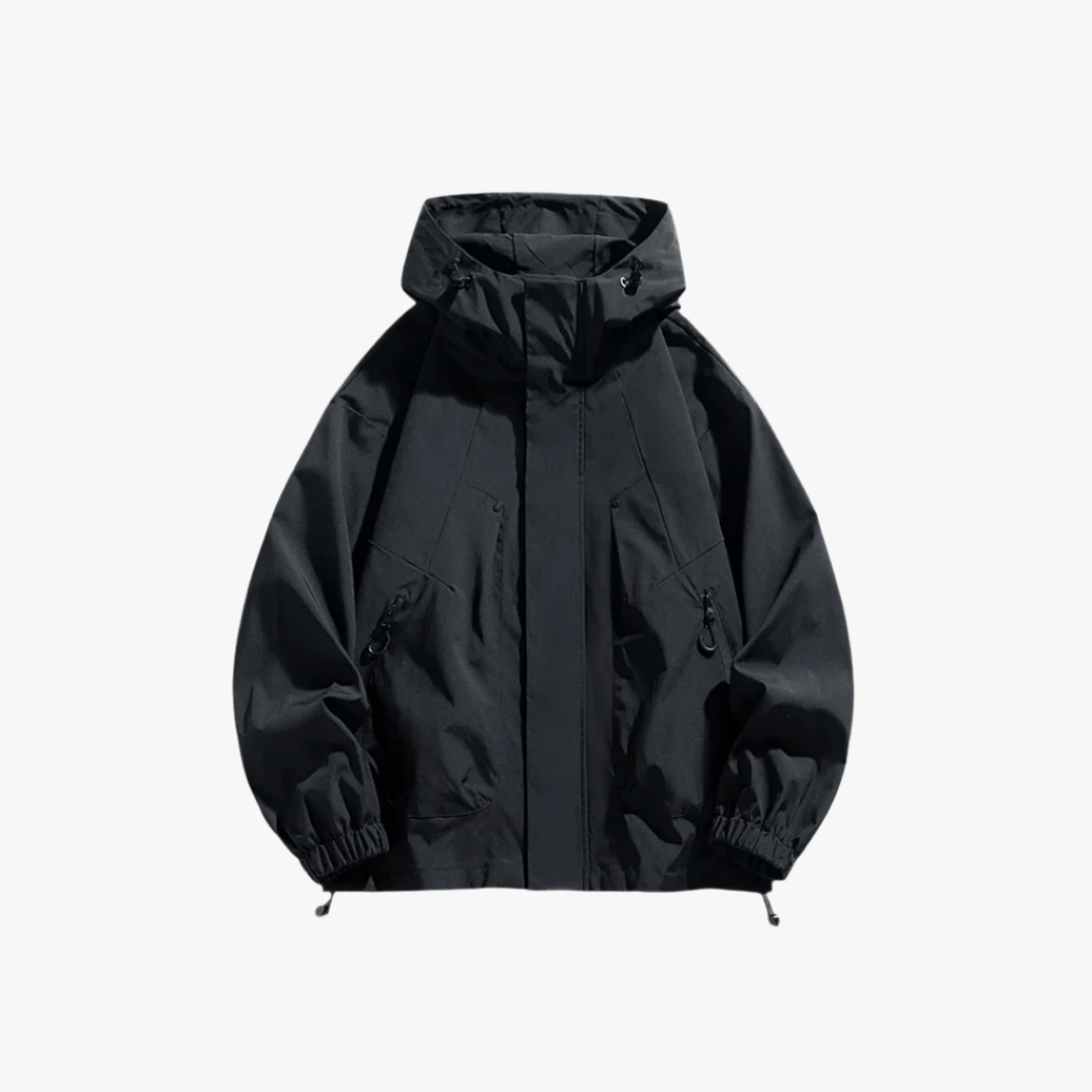 BIG SIZE WINDBREAKER - Mayfair ModaSchwarzXL
