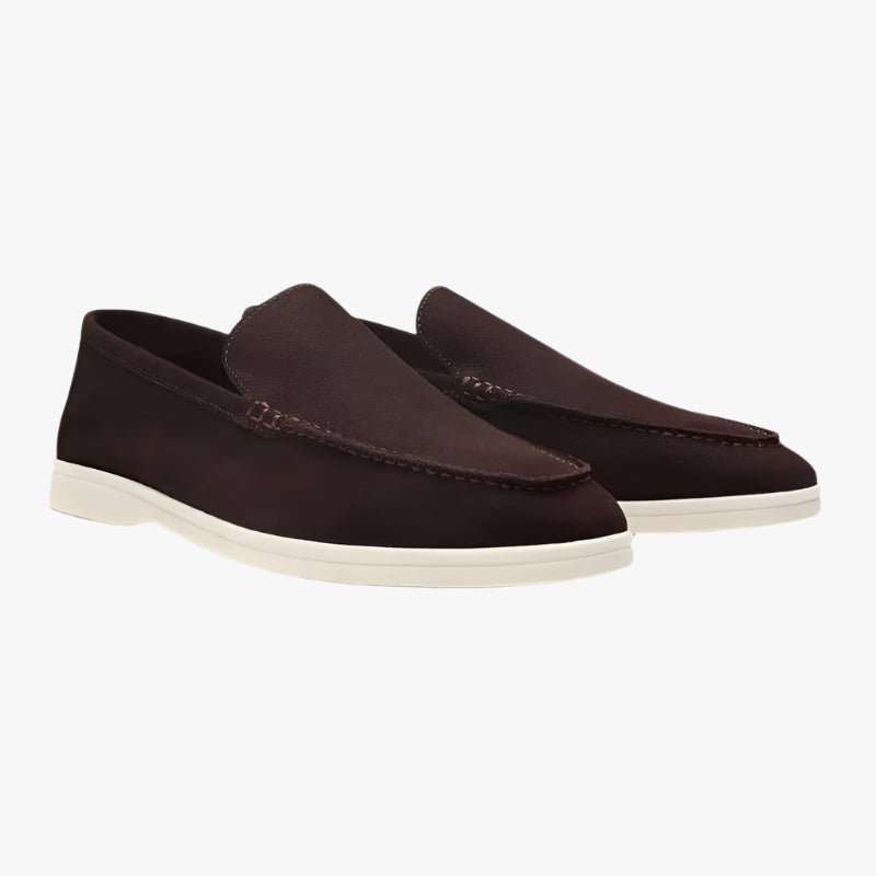 CAPRICE COWHIDE LEATHER LOAFERS - Mayfair ModaBraunEU 38 // UK 5