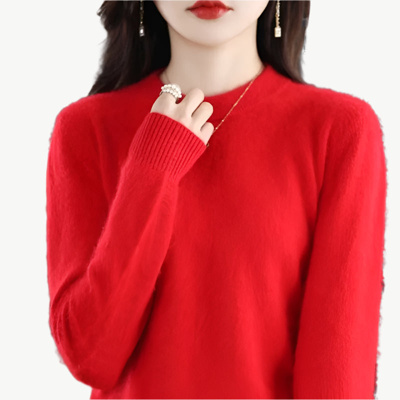 Isella – Kaschmir O - Ausschnitt Pullover - Mayfair ModaRotS