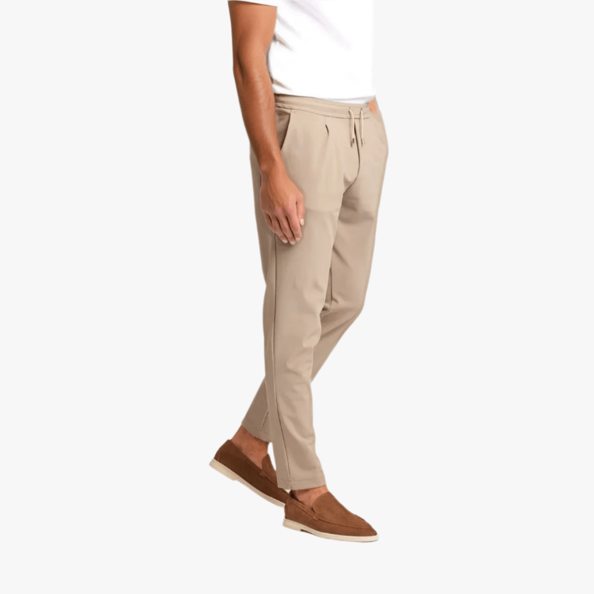 LIGHT BEIGE SMART PANTS - Mayfair ModaS