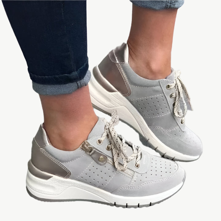Lila - Vielseitige, rutschfeste Schuhe - Mayfair ModaGrau36