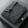 Merino Woll - Strickjacke Pullover - Mayfair ModaDunkelgrünS