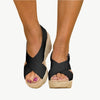 Olivia - Stützende, modische Sandalen - Mayfair ModaSchwarz35