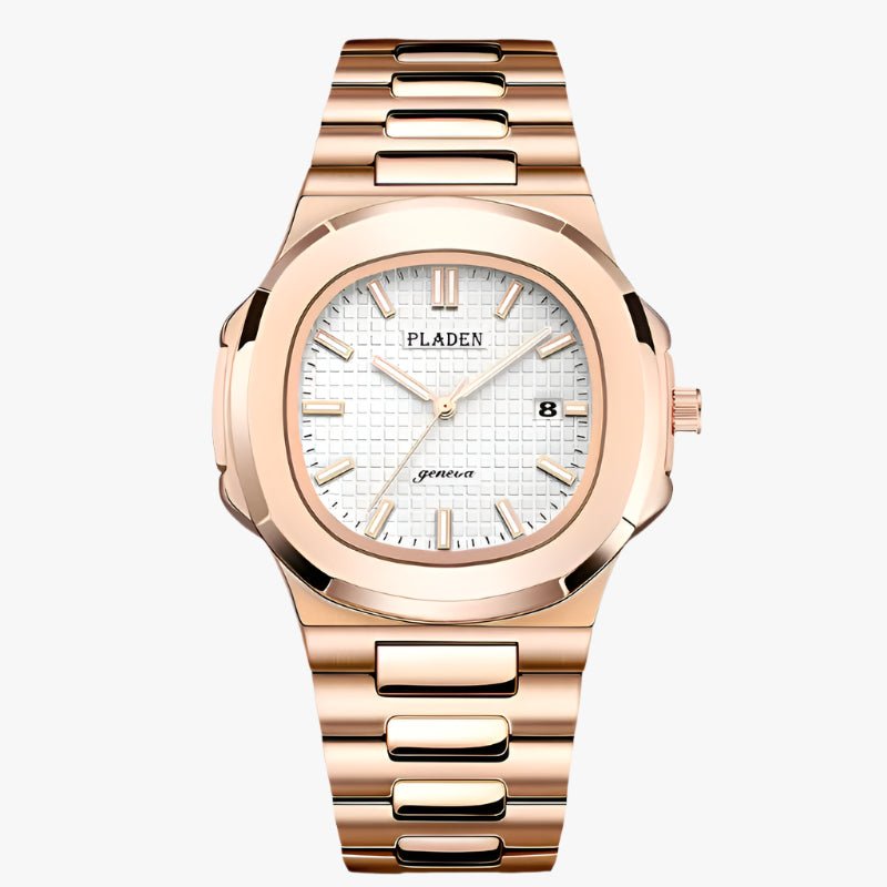 PLADEN STAINLESS STEEL WATCH - Mayfair ModaStahl/Blau