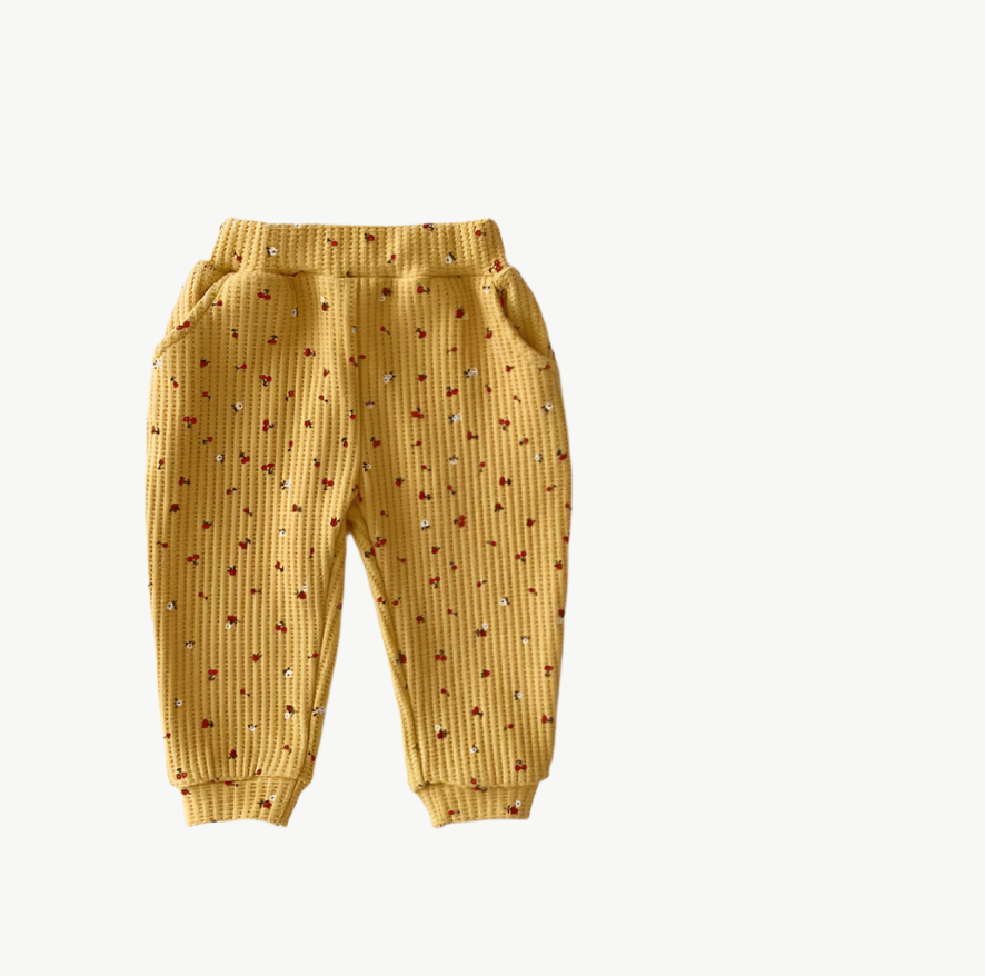 Rosenabdruck Jogger - Set für Kinder aus 100% Bio - Baumwolle – Atmungsaktiv & Hypoallergen - Mayfair ModaRosa6 - 9M