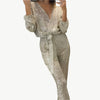 Stellave - Pailletten - Jumpsuit - Mayfair ModaSilberS
