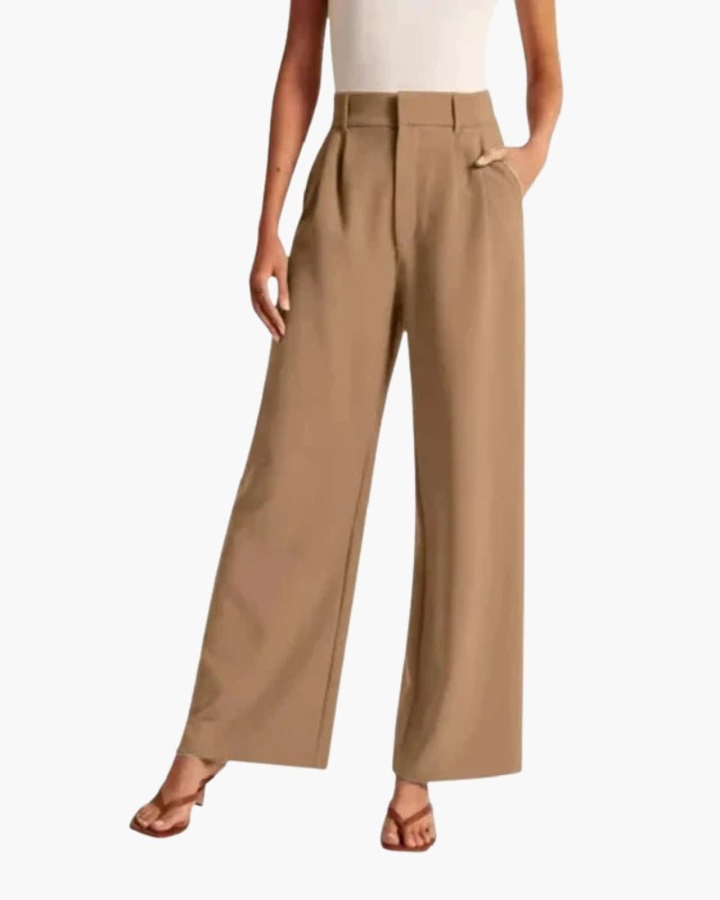 Weitbeinhose Mit Fließender Silhouette - Mayfair ModaMarineblauS