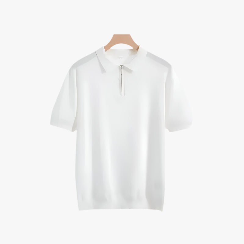 ZIP UP POLO - Mayfair ModaBeigeS